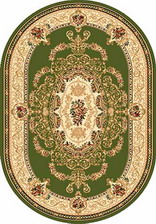 Ковер OLYMPOS_d058, 2,4*3,4, OVAL, GREEN